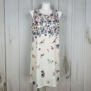 Maurices | Sleeveless Ivory Floral Print Dress